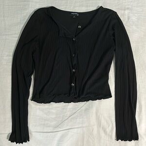 Cute, black, long sleeve Originality shirt, lightly worn, no damage. Size S
